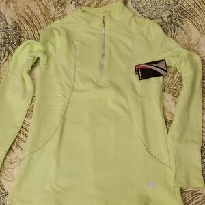 Marika Tek Long Sleeve Running Top Safety Green